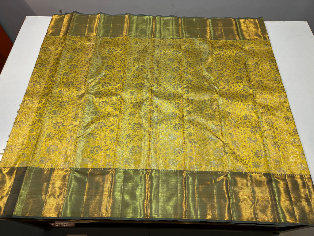 Kanchipuram Handloom Tissue Silk Saree