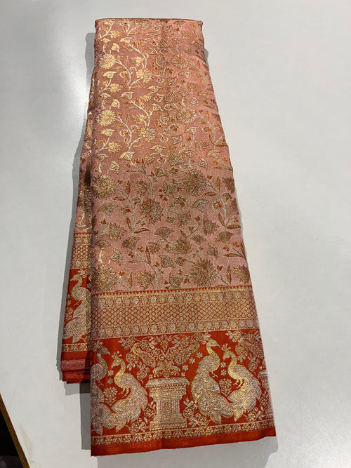 Kanchipuram Handloom Tissue Silk Saree