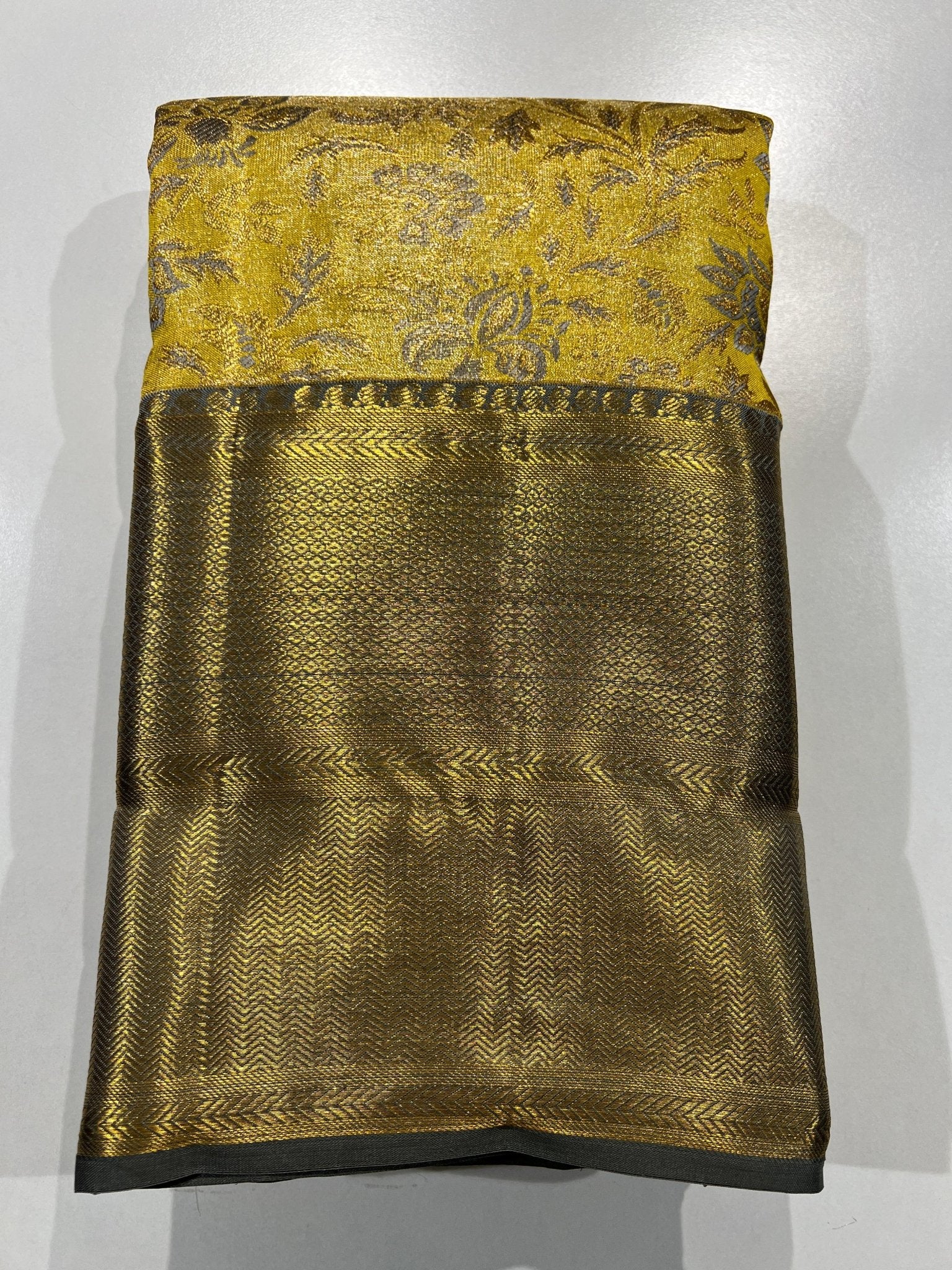 Kanchipuram Handloom Tissue Silk Saree - Silk Stories