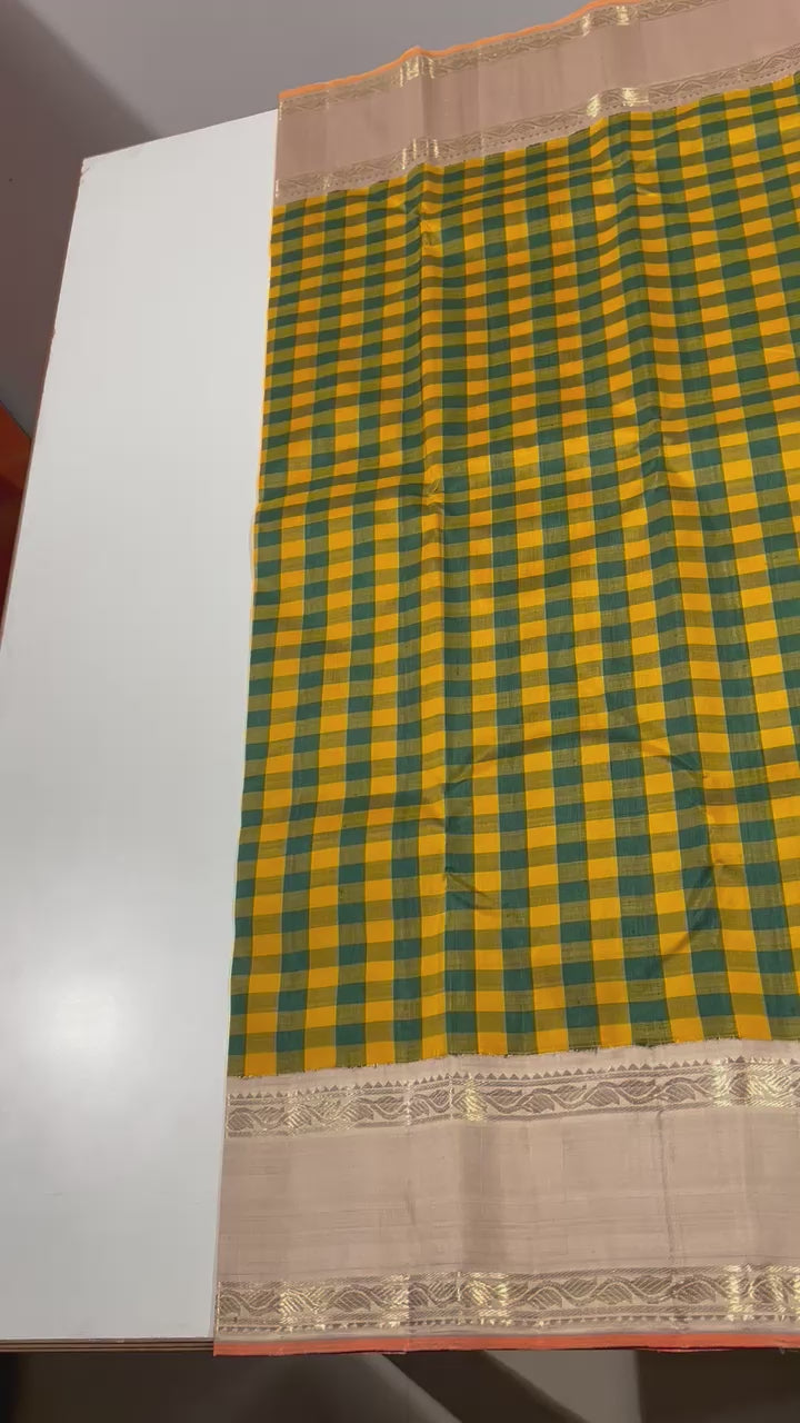 Kanchipuram Handloom Palum Pazham Handloom Silk Saree