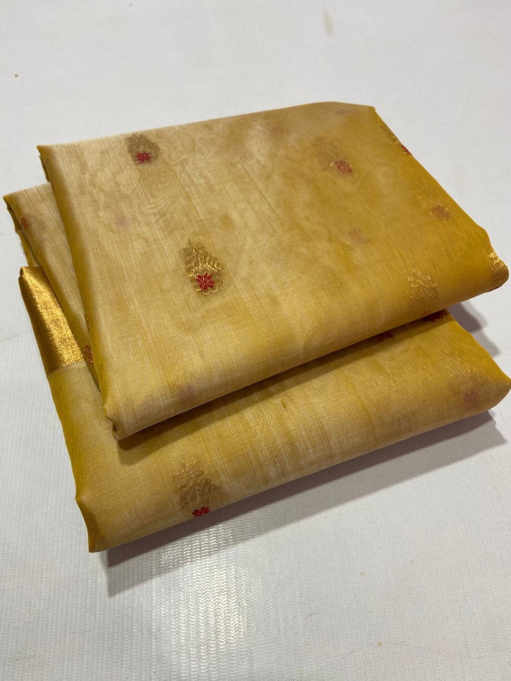 Pure Chanderi Kataan Silk Saree | Handloom Artistry - Silk Stories