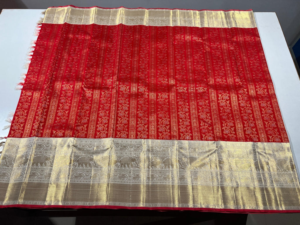 Pure Kanchipuram Handloom Silk Saree - Silk Stories